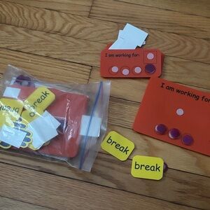 Velcro I Am Working For Educational Reward System